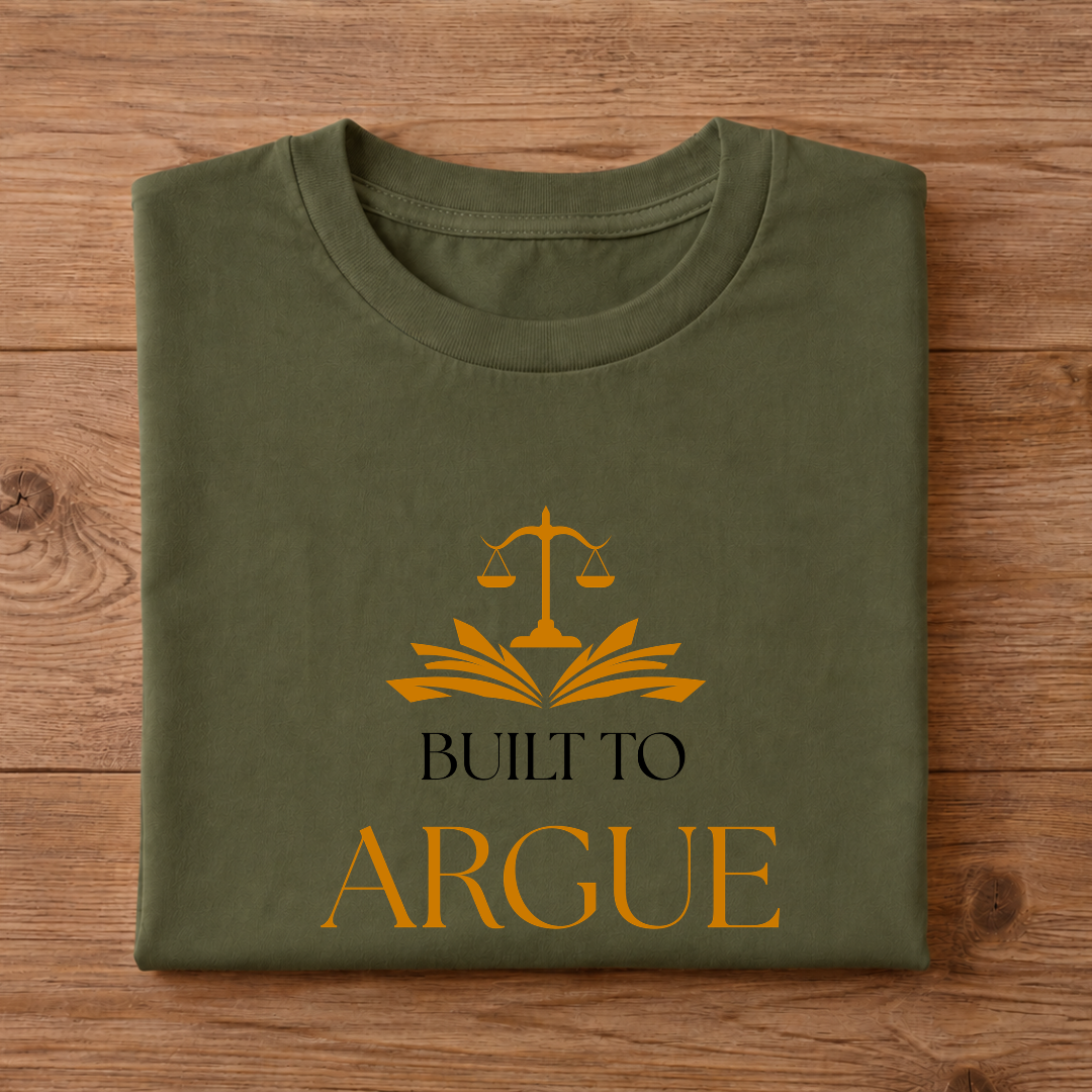 BUILD TO ARGUE Half Sleeve T-Shirt