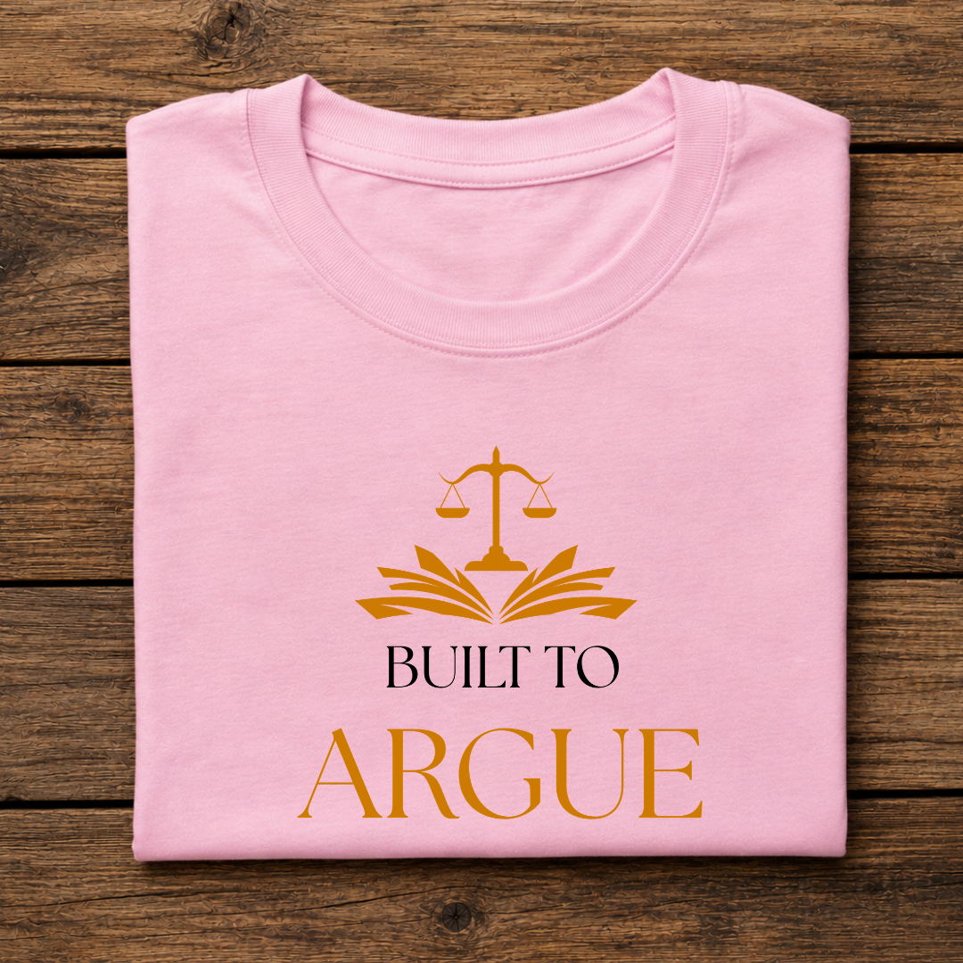 BUILD TO ARGUE Half Sleeve T-Shirt