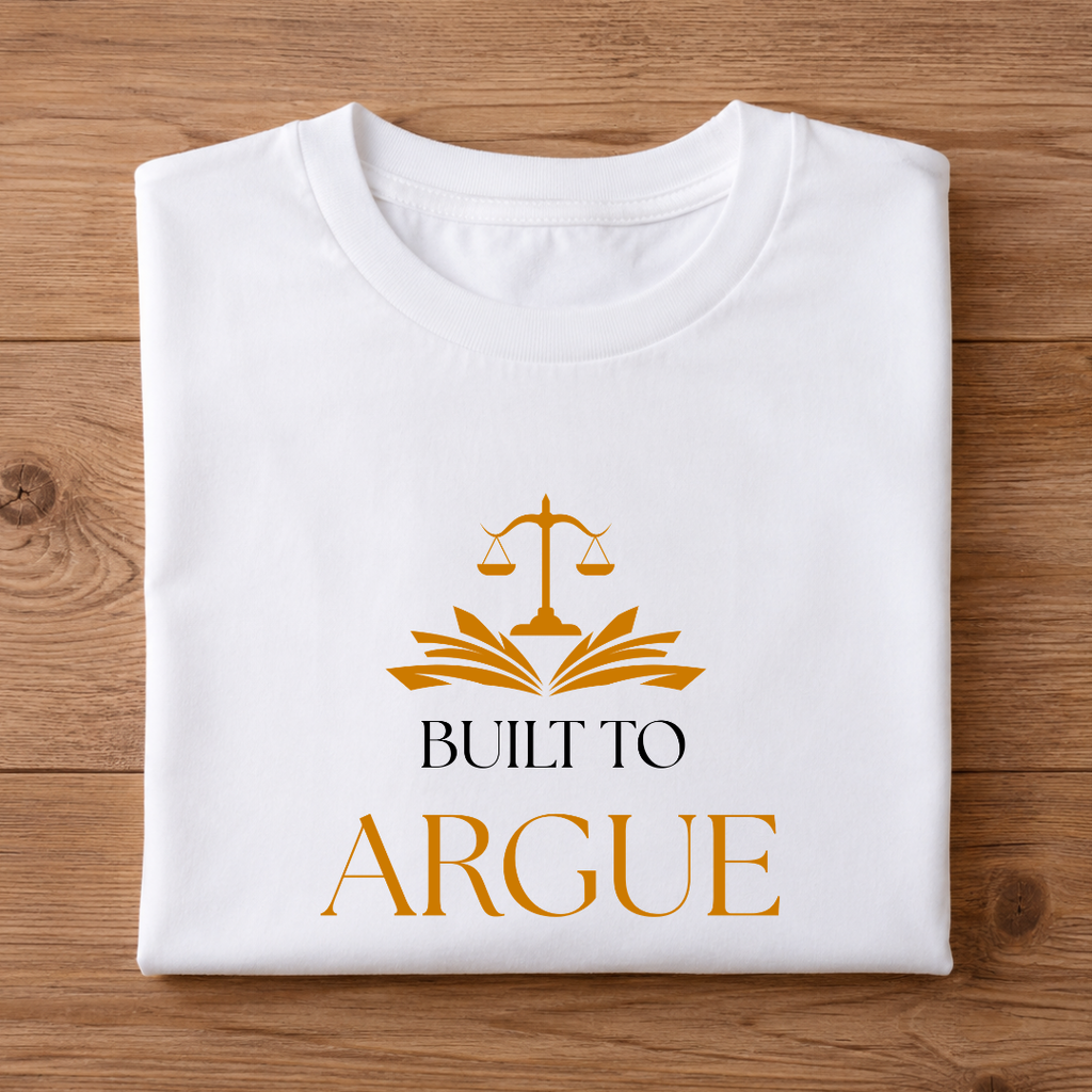 BUILD TO ARGUE Half Sleeve T-Shirt