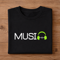 MUSIC Half Sleeve T-Shirt