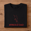 PROUD DAD HALF SLEEVE T-SHIRT