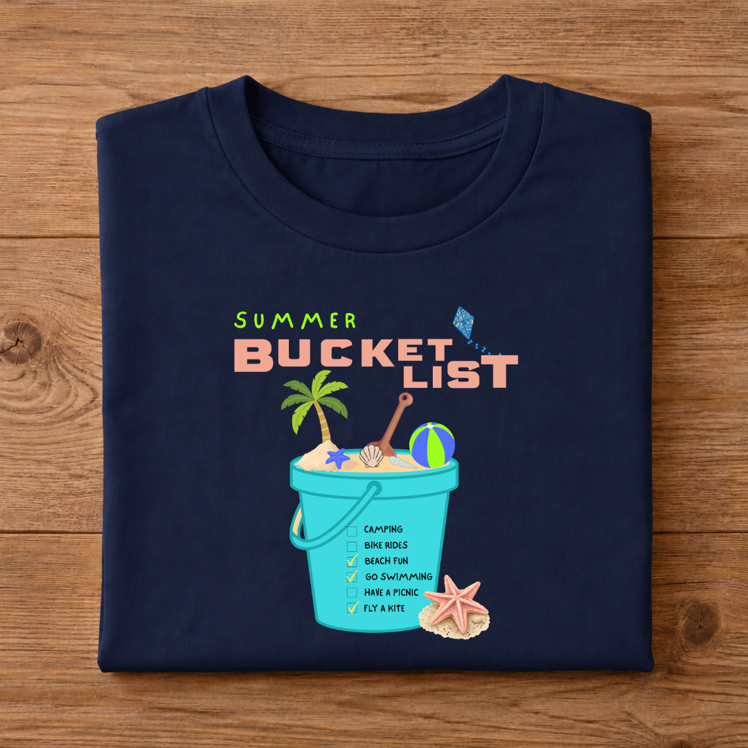 SUMMER BUCKET LIST Unisex Half Sleeve T-Shirt