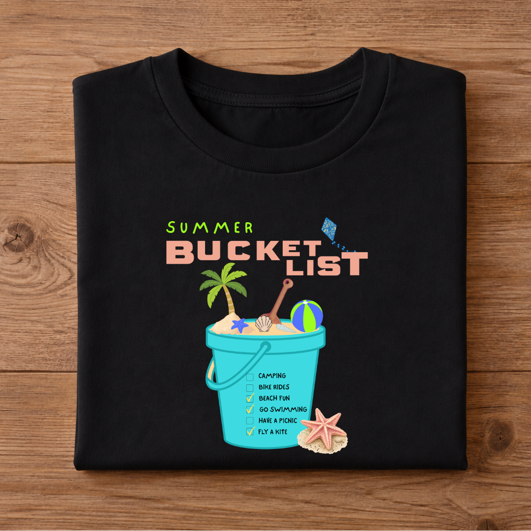 SUMMER BUCKET LIST Unisex Half Sleeve T-Shirt