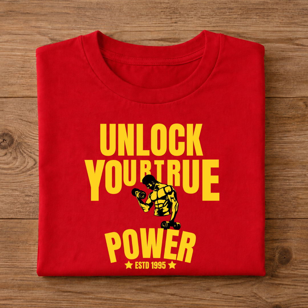 UNLOCK YOUR TRUE POWER Half Sleeve Unisex T-Shirt