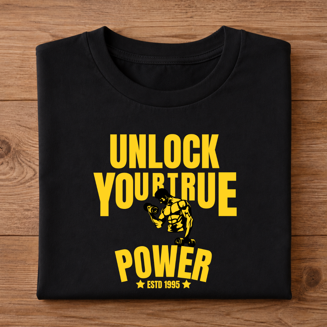 UNLOCK YOUR TRUE POWER Half Sleeve Unisex T-Shirt