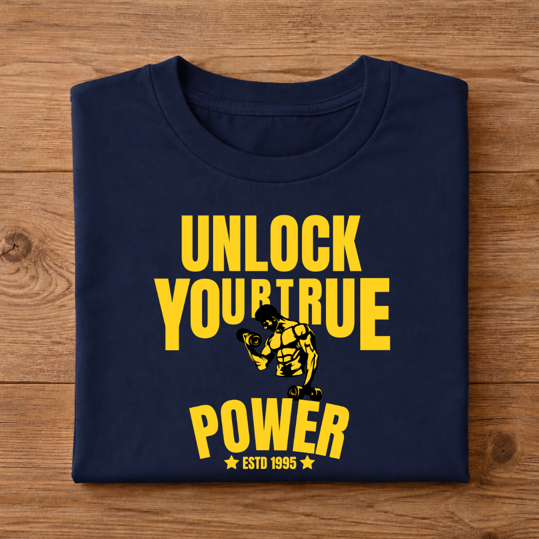 UNLOCK YOUR TRUE POWER Half Sleeve Unisex T-Shirt