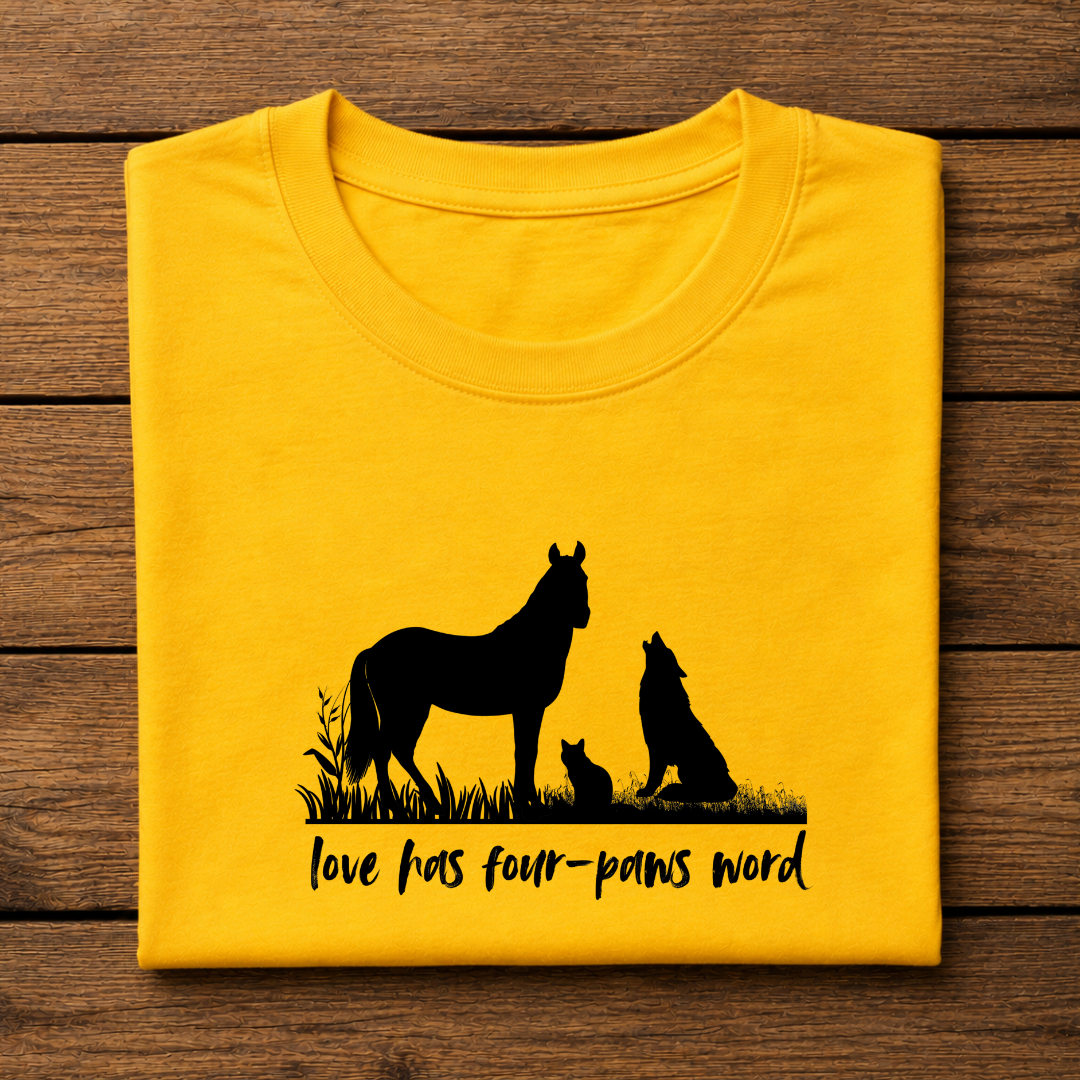 LOVE HAS FOUR-PAWS WORD