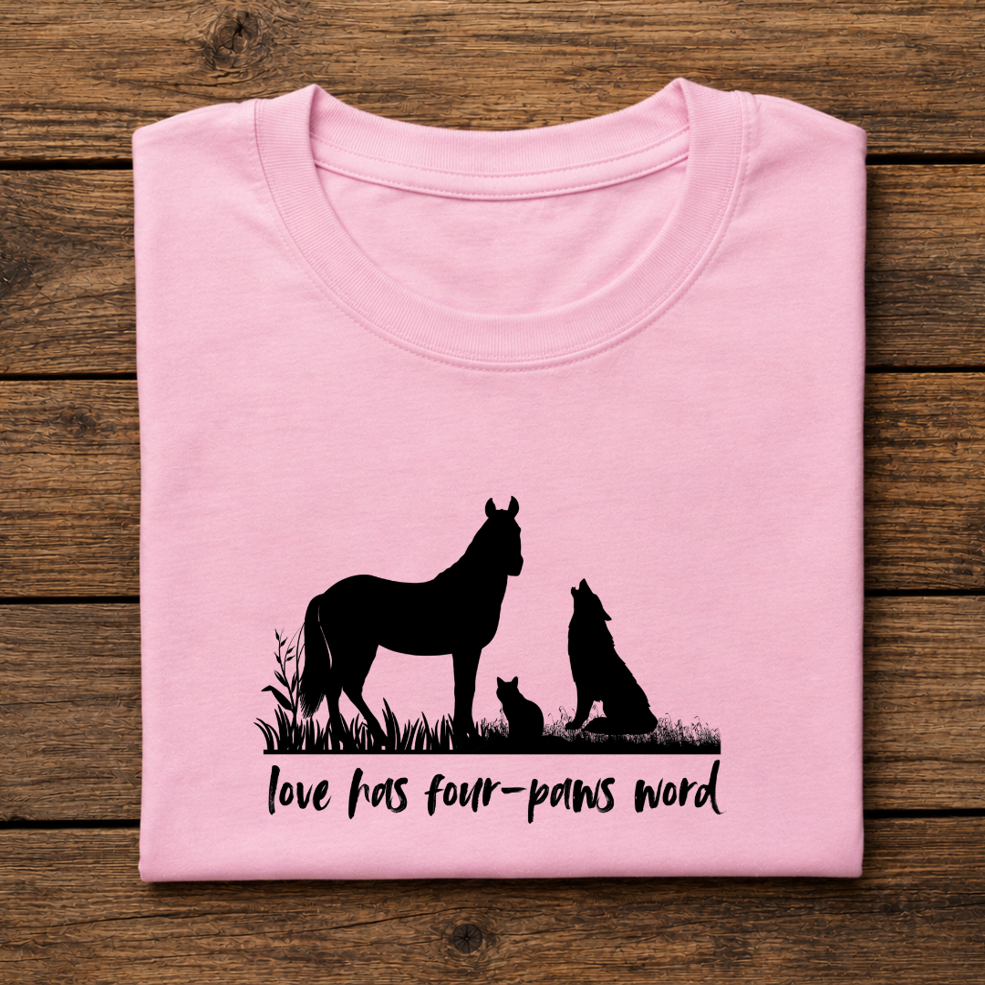 LOVE HAS FOUR-PAWS WORD