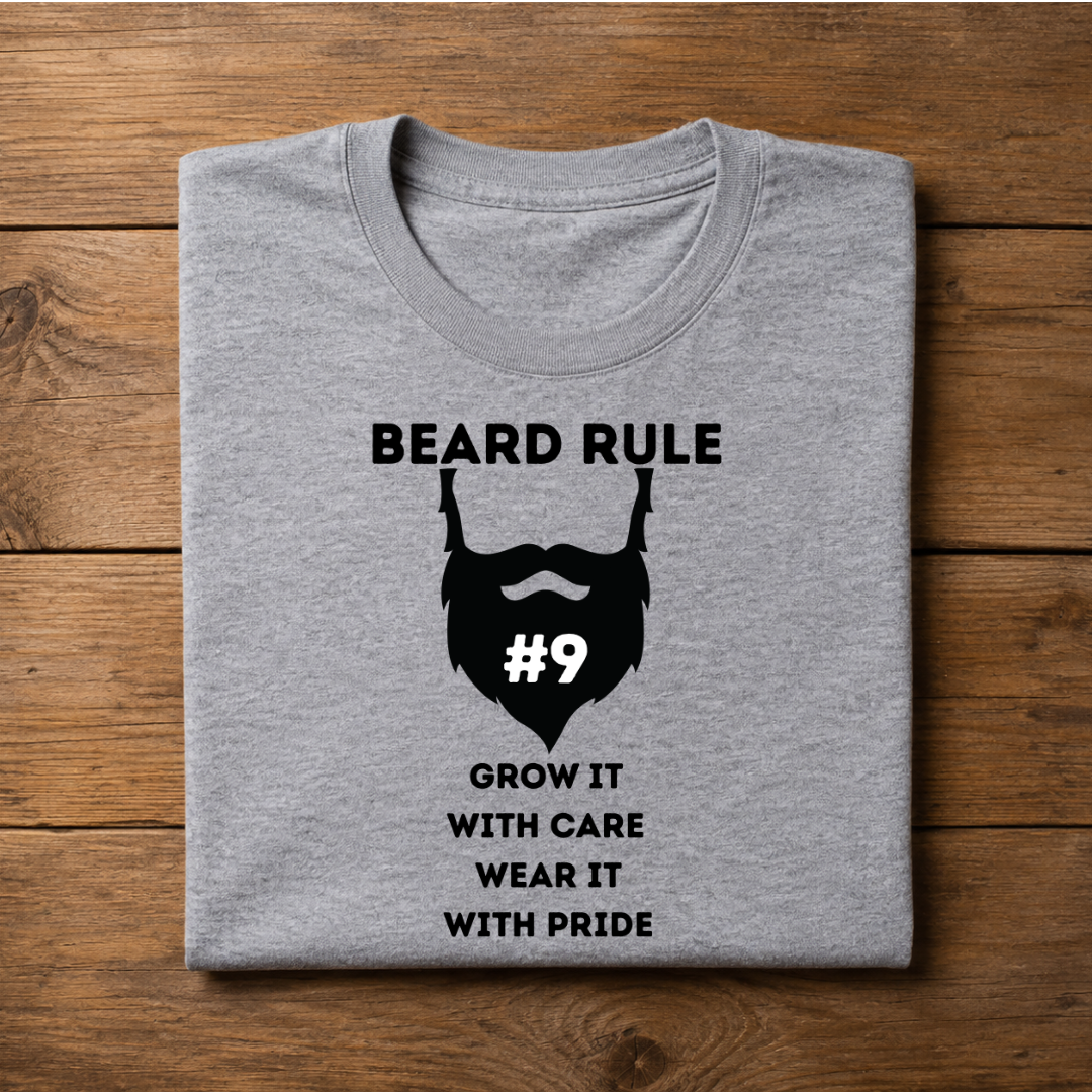 BEARD RULE Half Sleeve T-Shirt