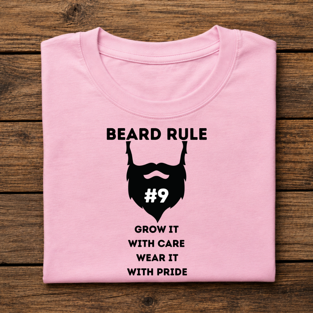 BEARD RULE Half Sleeve T-Shirt