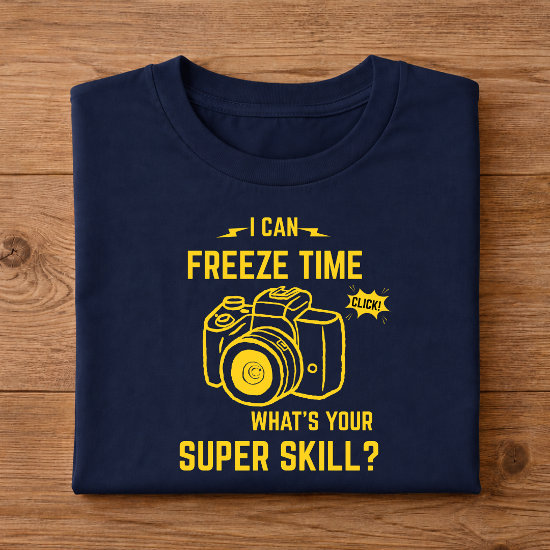 I CAN FREEZE TIME Unisex Half Sleeve T-Shirt