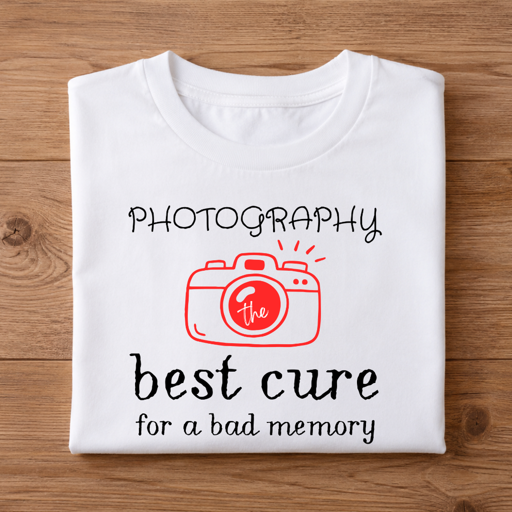 PHOTOGRAPHY the best cure for a bad memory T-Shirt