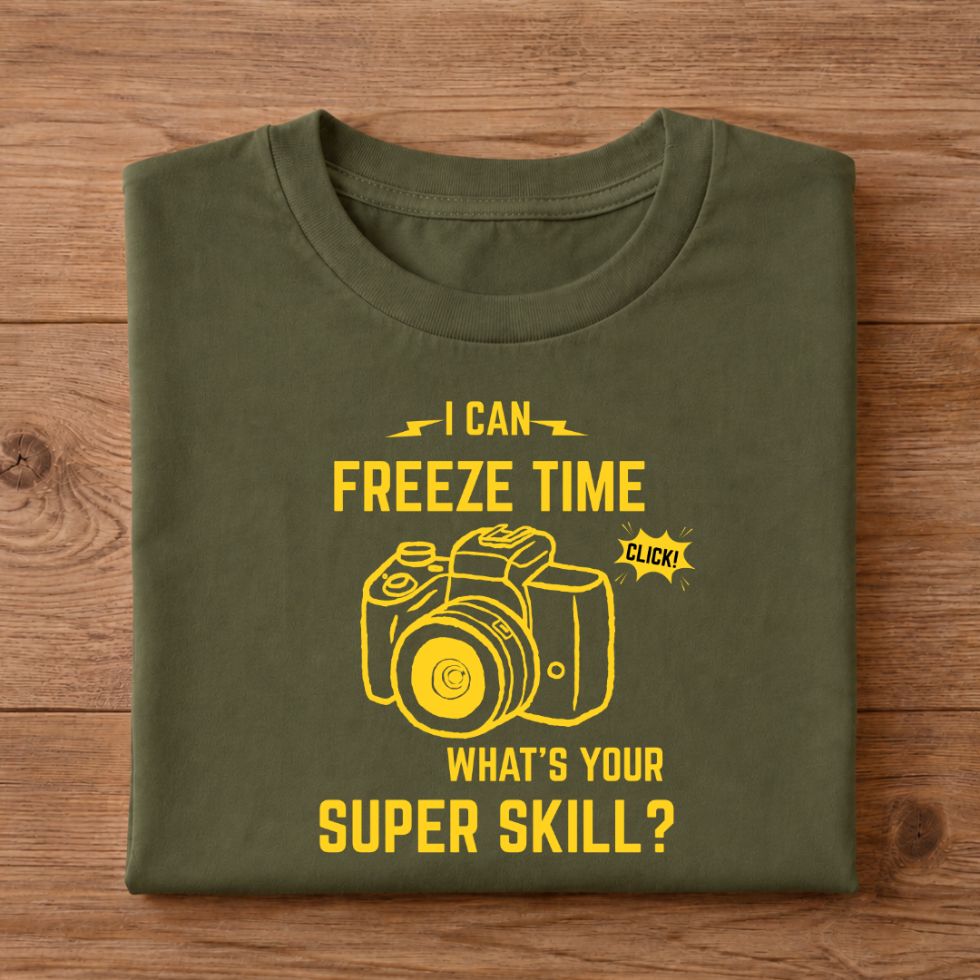 I CAN FREEZE TIME Unisex Half Sleeve T-Shirt