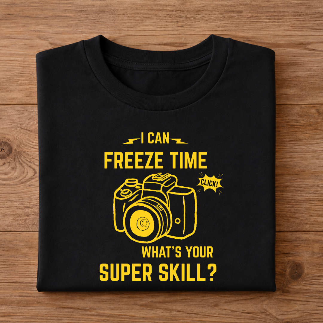 I CAN FREEZE TIME Unisex Half Sleeve T-Shirt