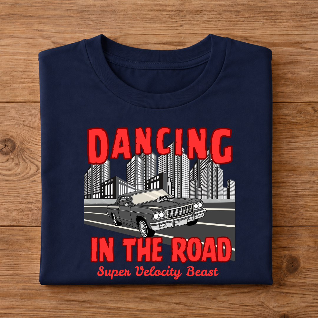 DANCING IN THE ROAD Super Velocity Beast Half Sleeve Unisex T-Shirt