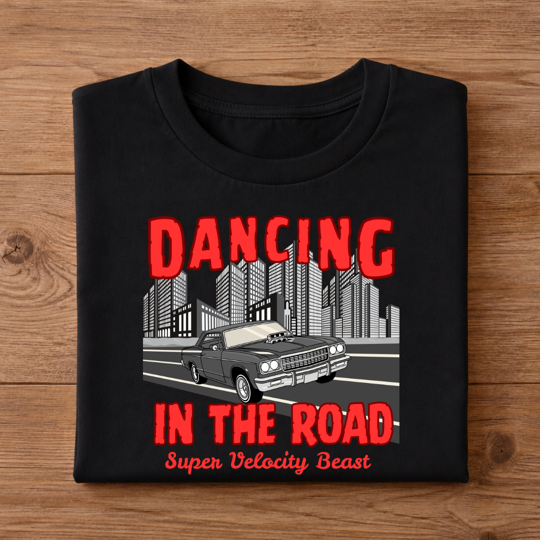 DANCING IN THE ROAD Super Velocity Beast Half Sleeve Unisex T-Shirt