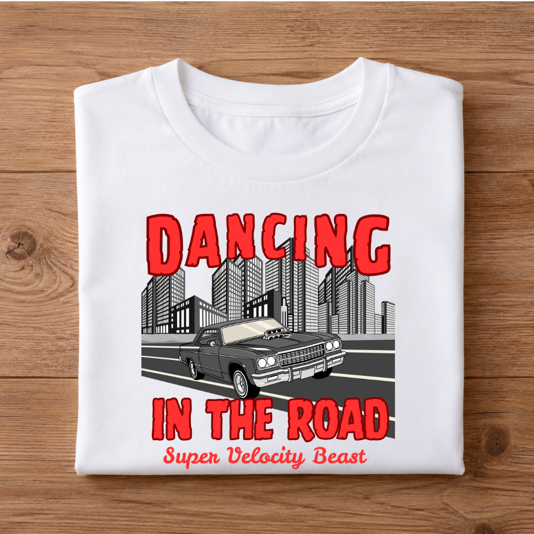DANCING IN THE ROAD Super Velocity Beast Half Sleeve Unisex T-Shirt
