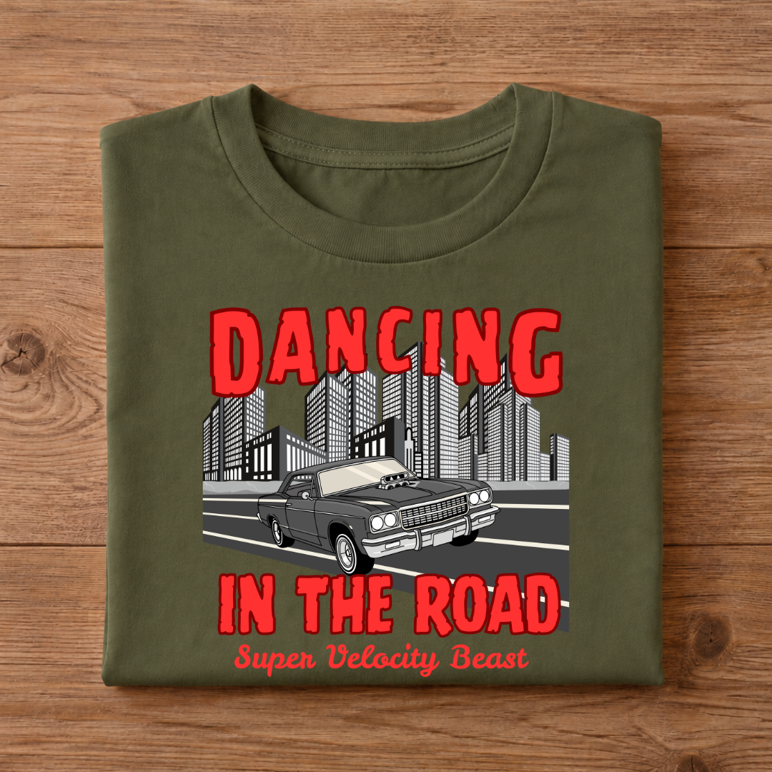 DANCING IN THE ROAD Super Velocity Beast Half Sleeve Unisex T-Shirt