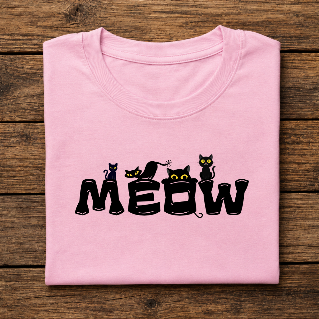MEOW Half Sleeve Unisex T-Shirt