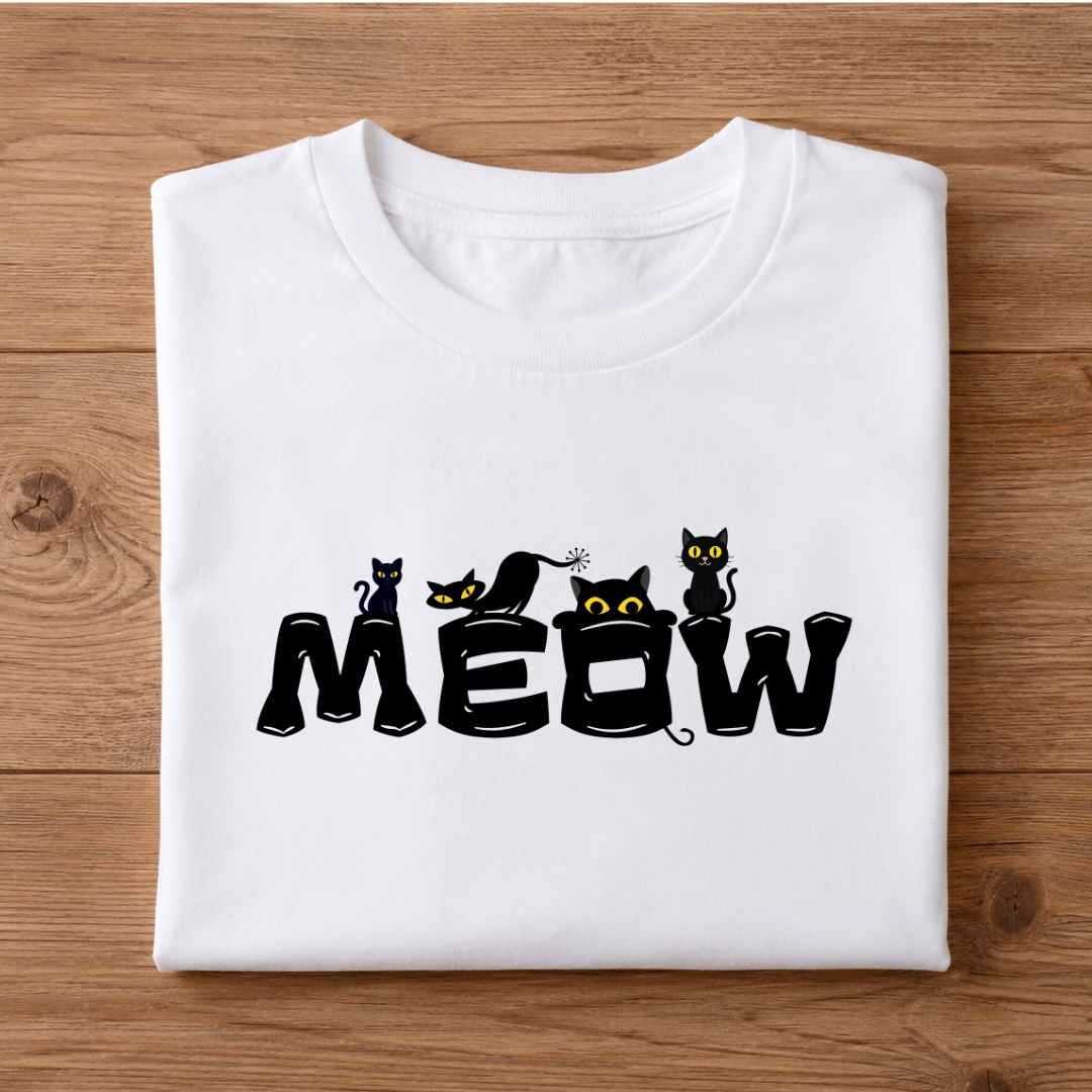 MEOW Half Sleeve Unisex T-Shirt
