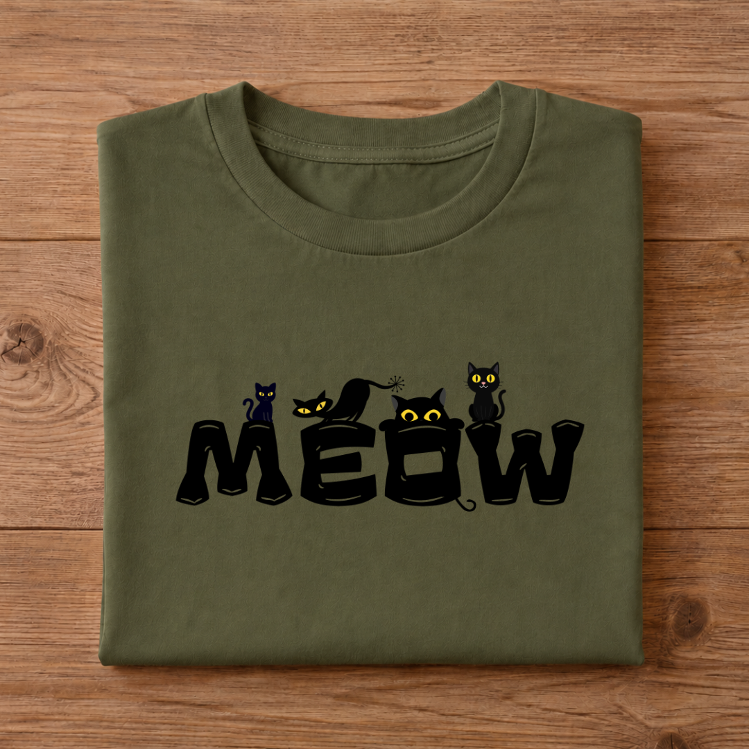 MEOW Half Sleeve Unisex T-Shirt