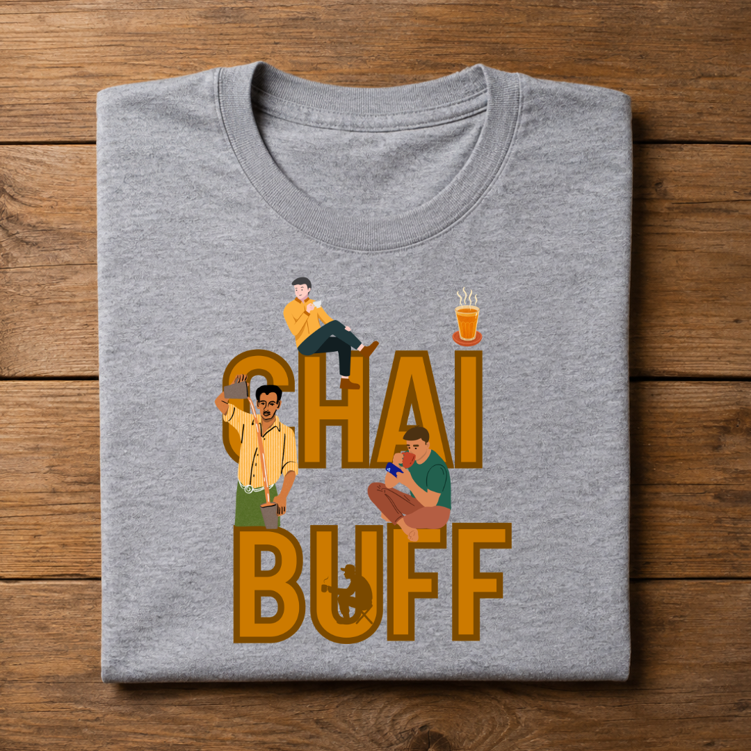 CHAI BUFF Unisex Half Sleeve T-Shirt