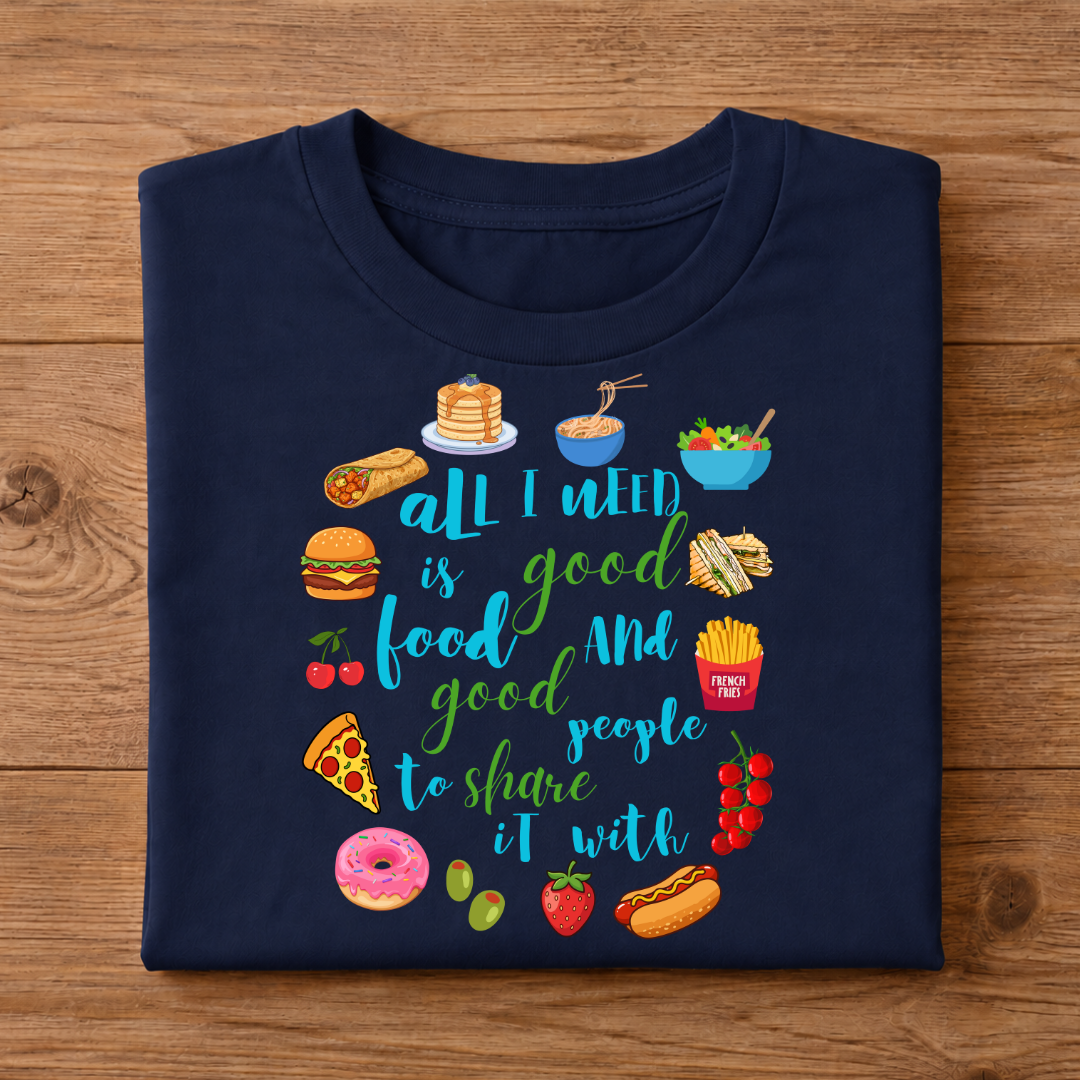 FOOD Unisex Half Sleeve T-Shirt