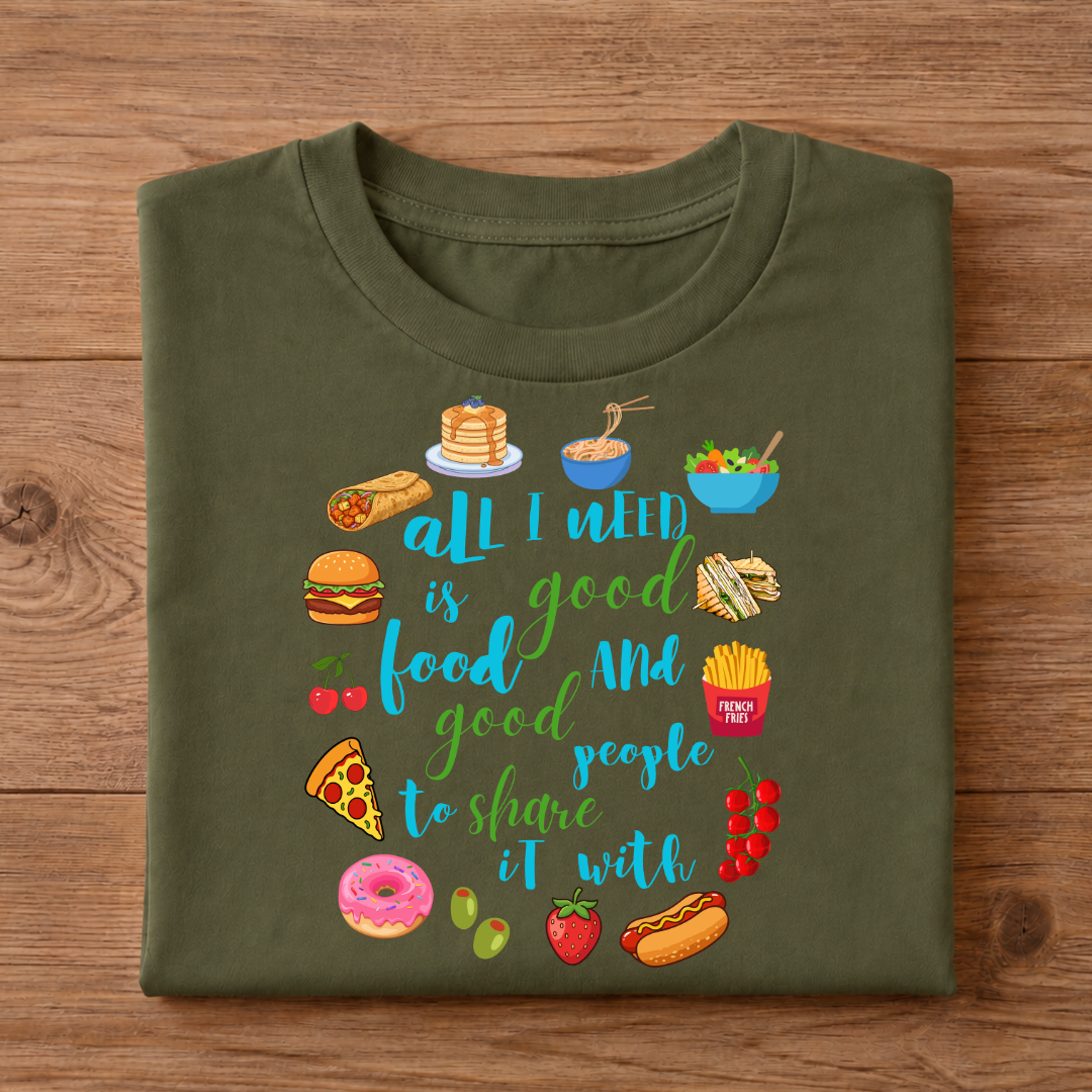 FOOD Unisex Half Sleeve T-Shirt