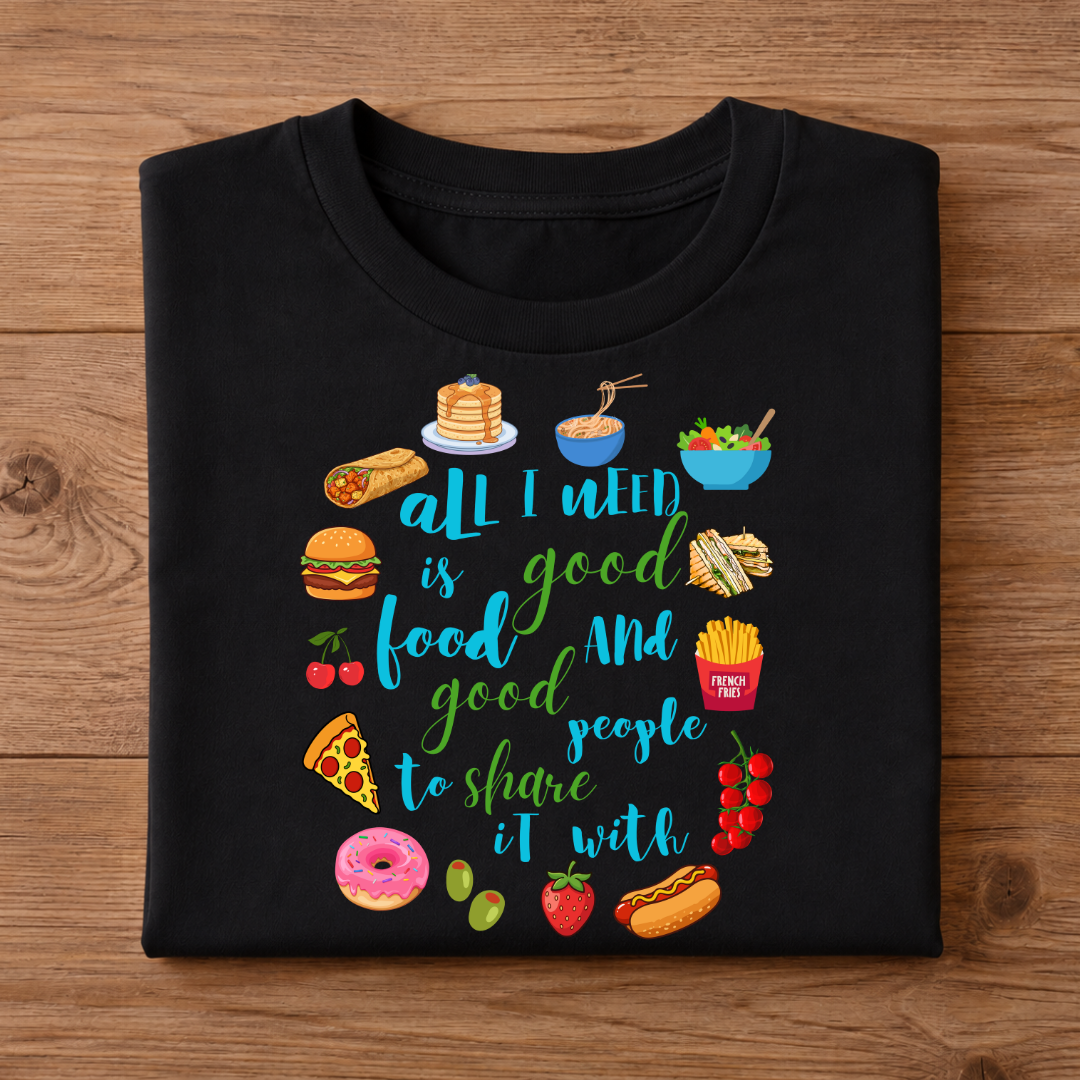 FOOD Unisex Half Sleeve T-Shirt