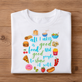 FOOD Unisex Half Sleeve T-Shirt