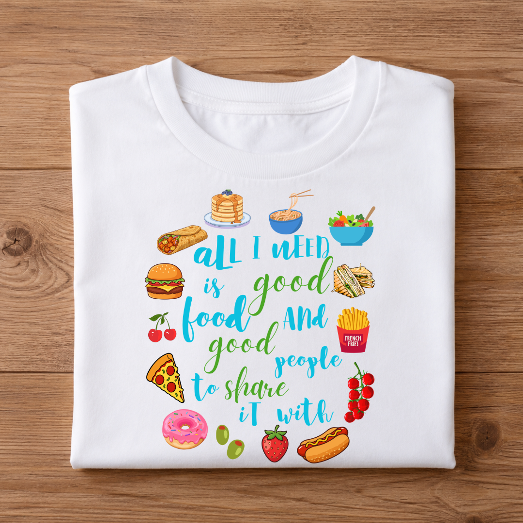 FOOD Unisex Half Sleeve T-Shirt