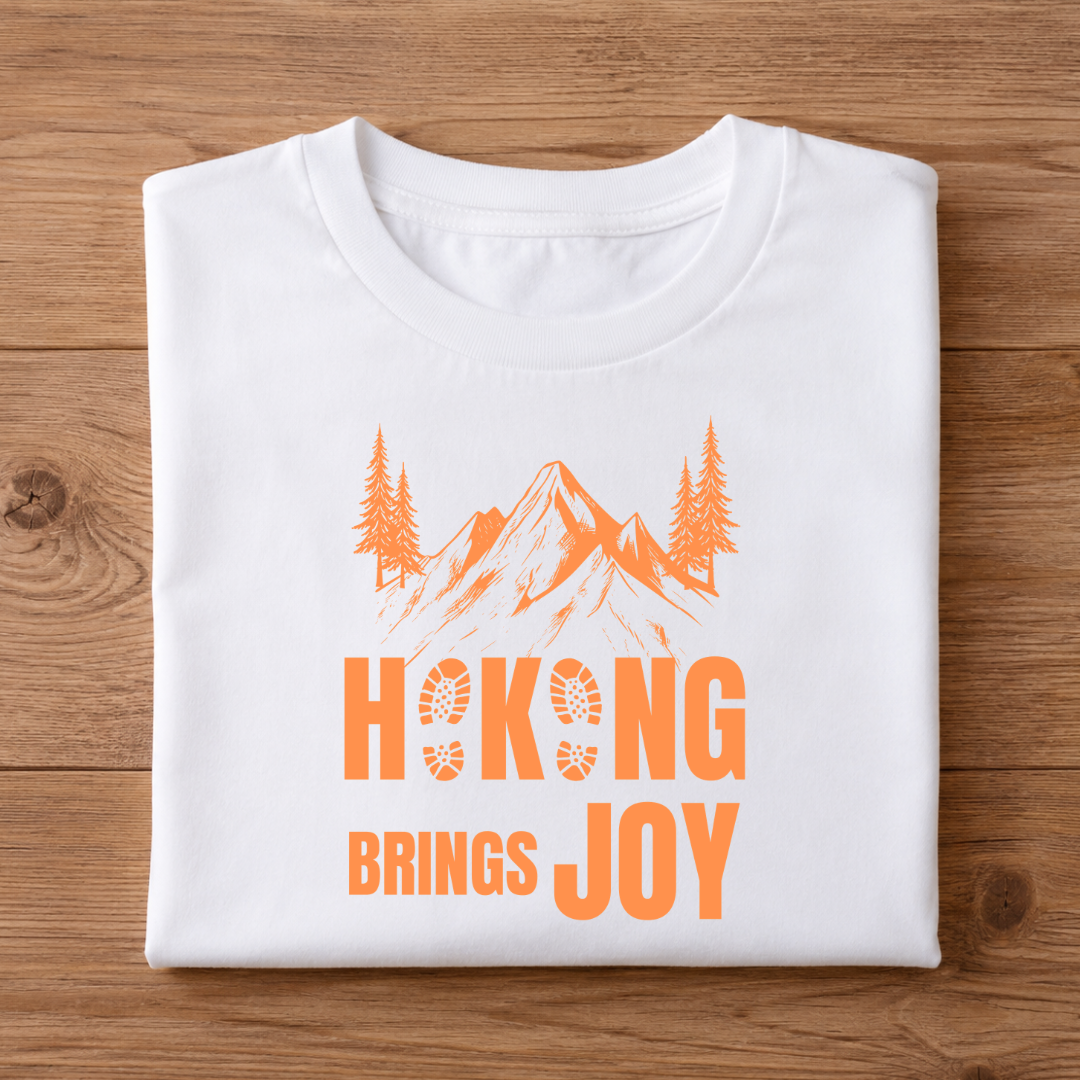 HIKING BRING JOY Half Sleeve Unisex T-Shirt