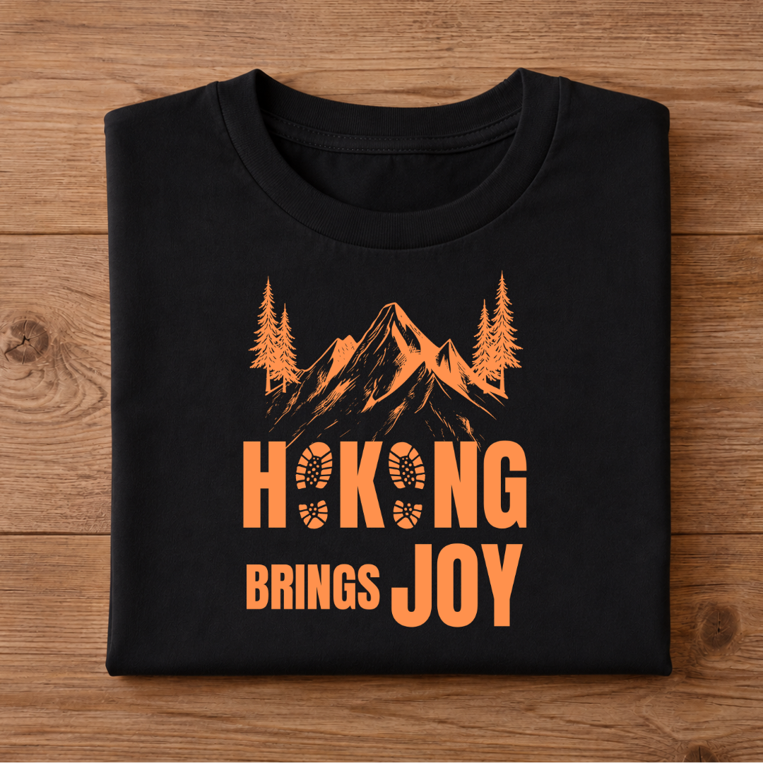 HIKING BRING JOY Half Sleeve Unisex T-Shirt