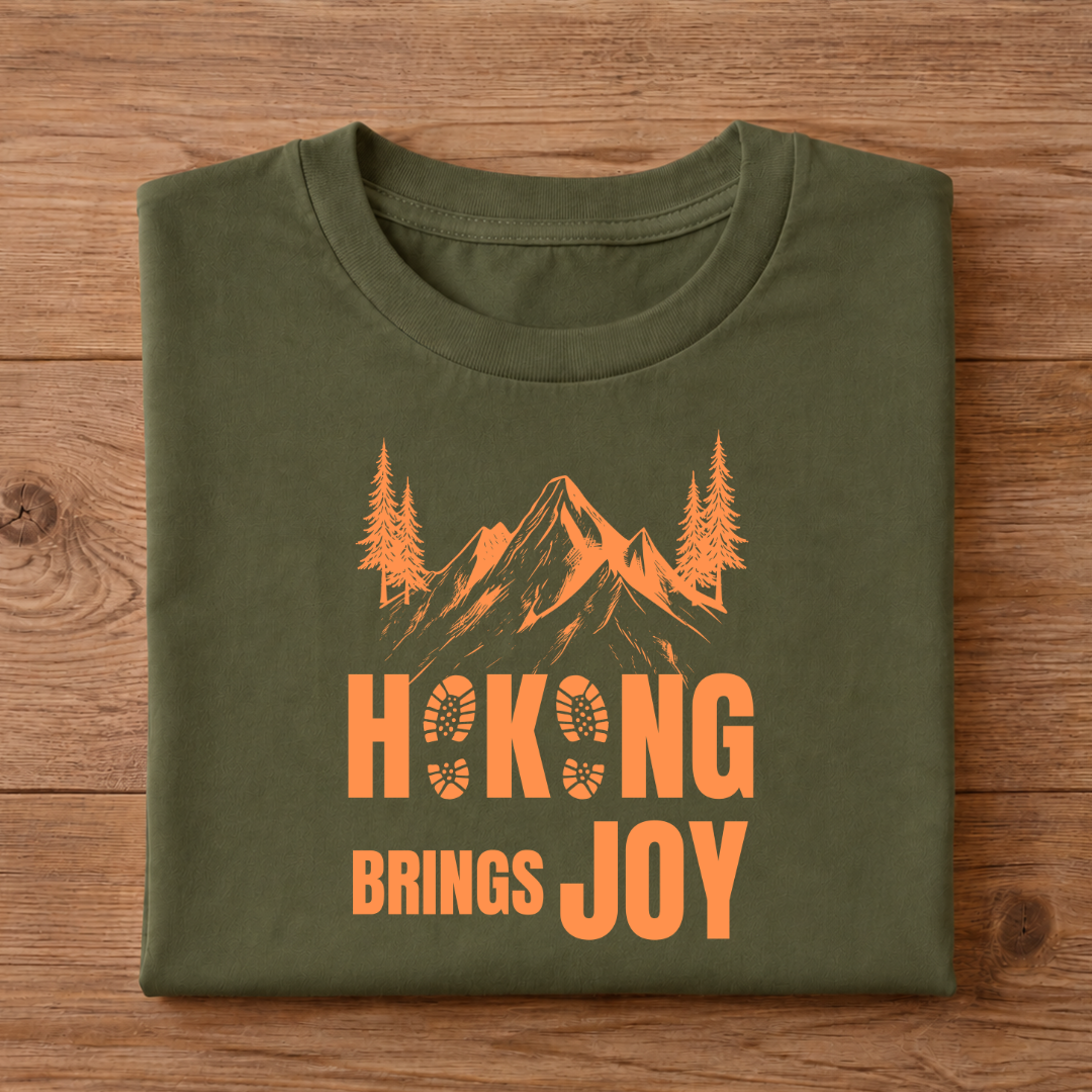 HIKING BRING JOY Half Sleeve Unisex T-Shirt