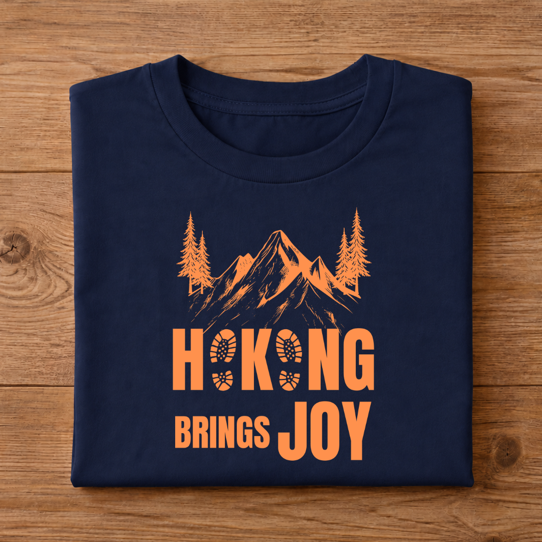HIKING BRING JOY Half Sleeve Unisex T-Shirt