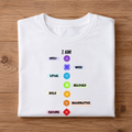 I AM HOLY WISE LOYAL BELOVED BOLD IMAGINATIVE SECURE Half Sleeve T-Shirt