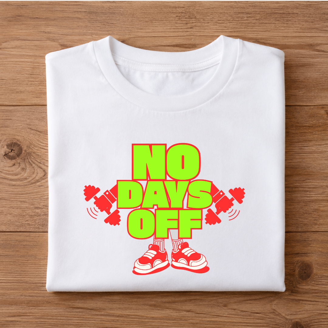 NO DAYS OFF Half Sleeve Unisex T-Shirt