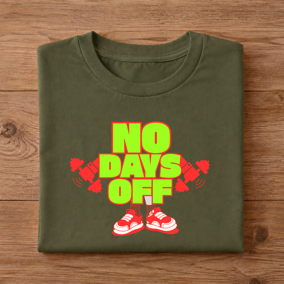 NO DAYS OFF Half Sleeve Unisex T-Shirt