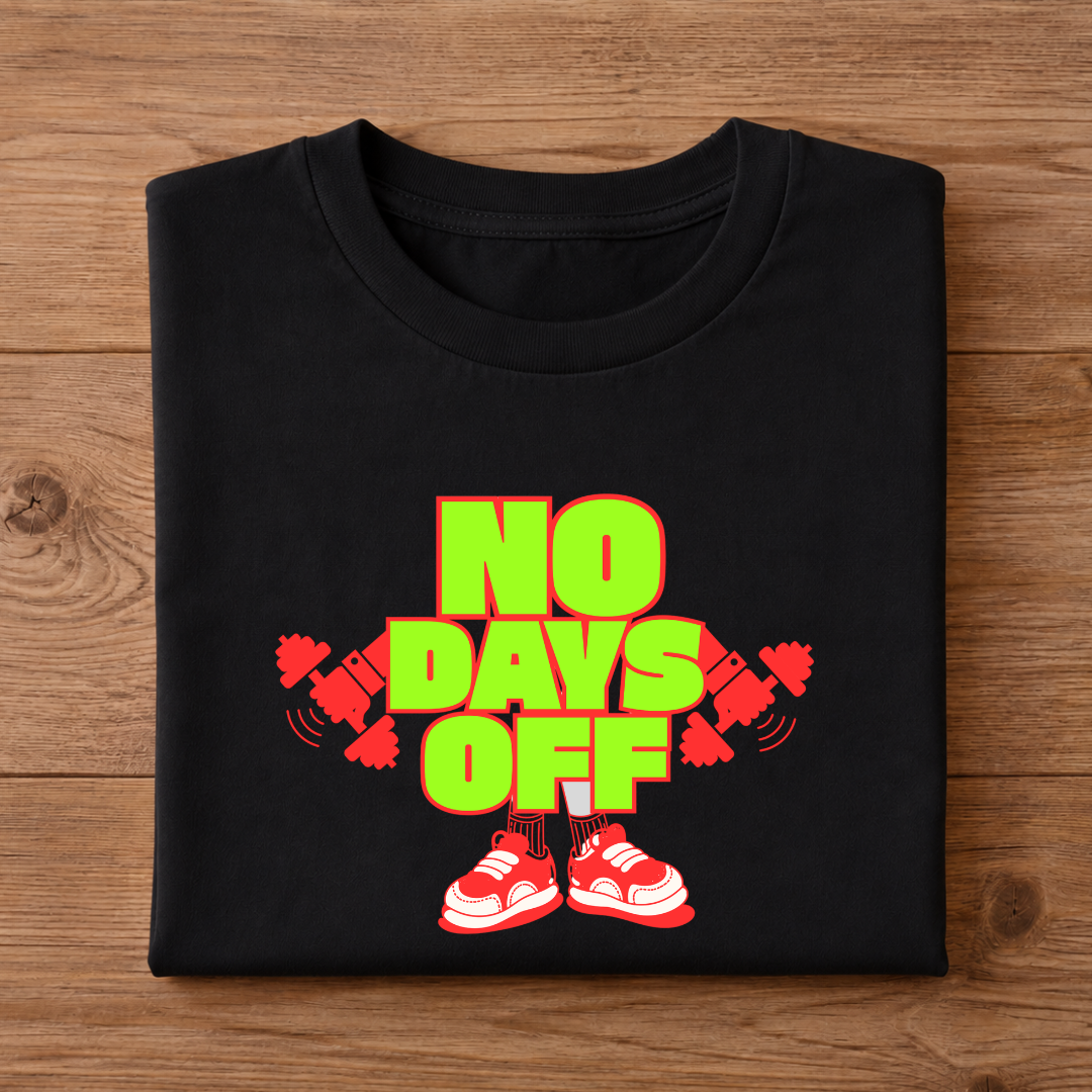 NO DAYS OFF Half Sleeve Unisex T-Shirt
