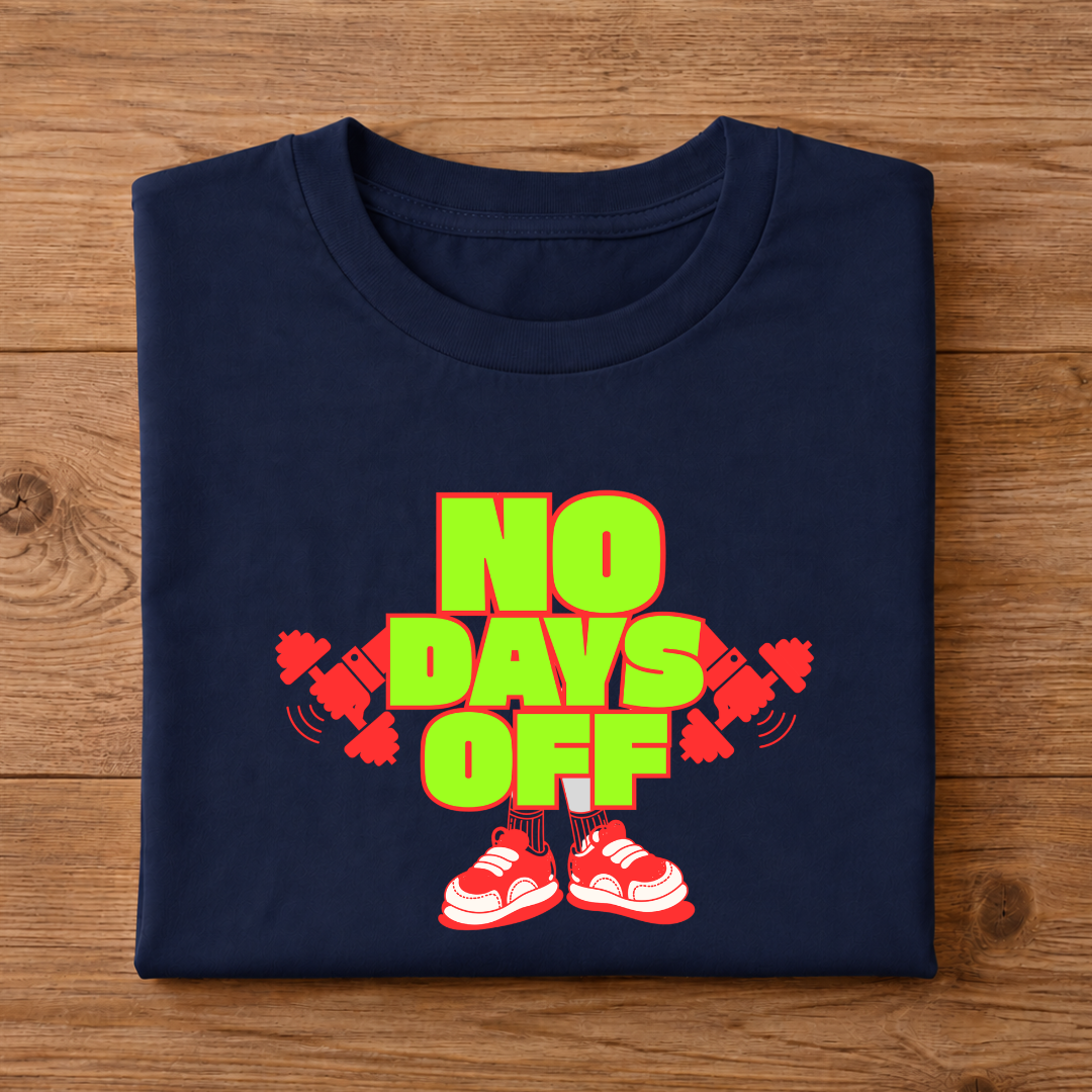 NO DAYS OFF Half Sleeve Unisex T-Shirt