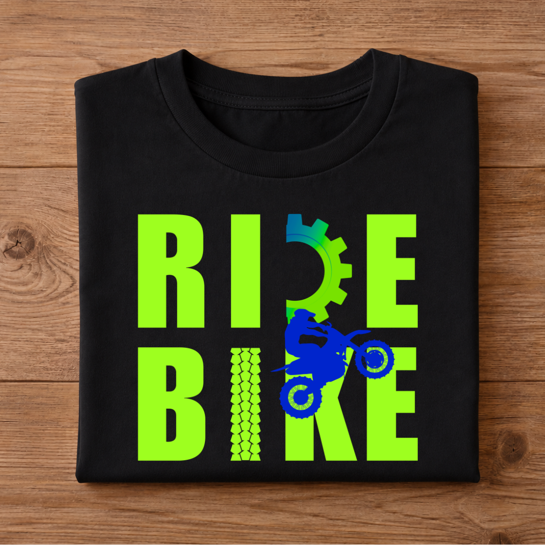 RIDE BIKE Unisex Half Sleeve T-Shirt