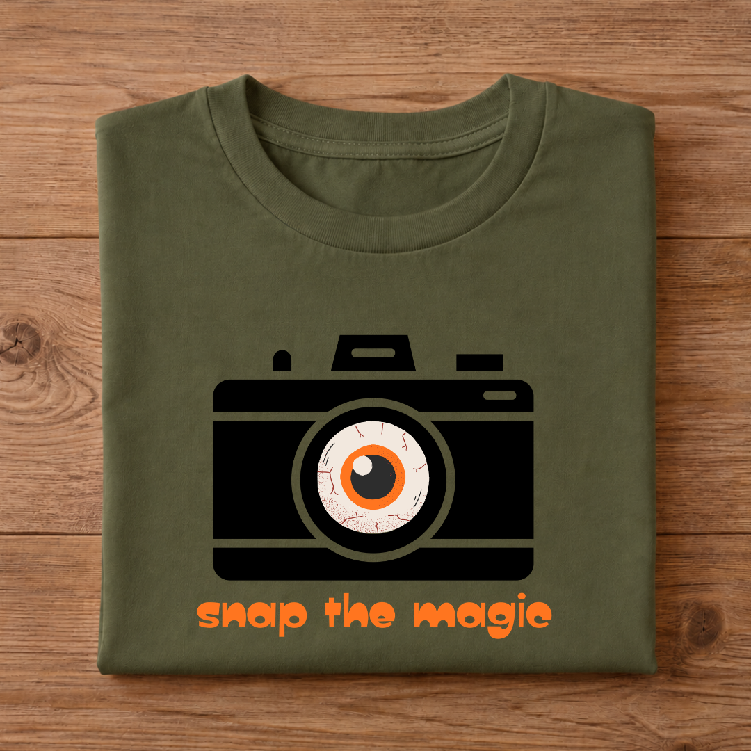SNAP THE MAGIC Half Sleeve UnisexT-Shirt
