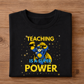 Teaching is a Super Power Half Sleeve T-Shirt