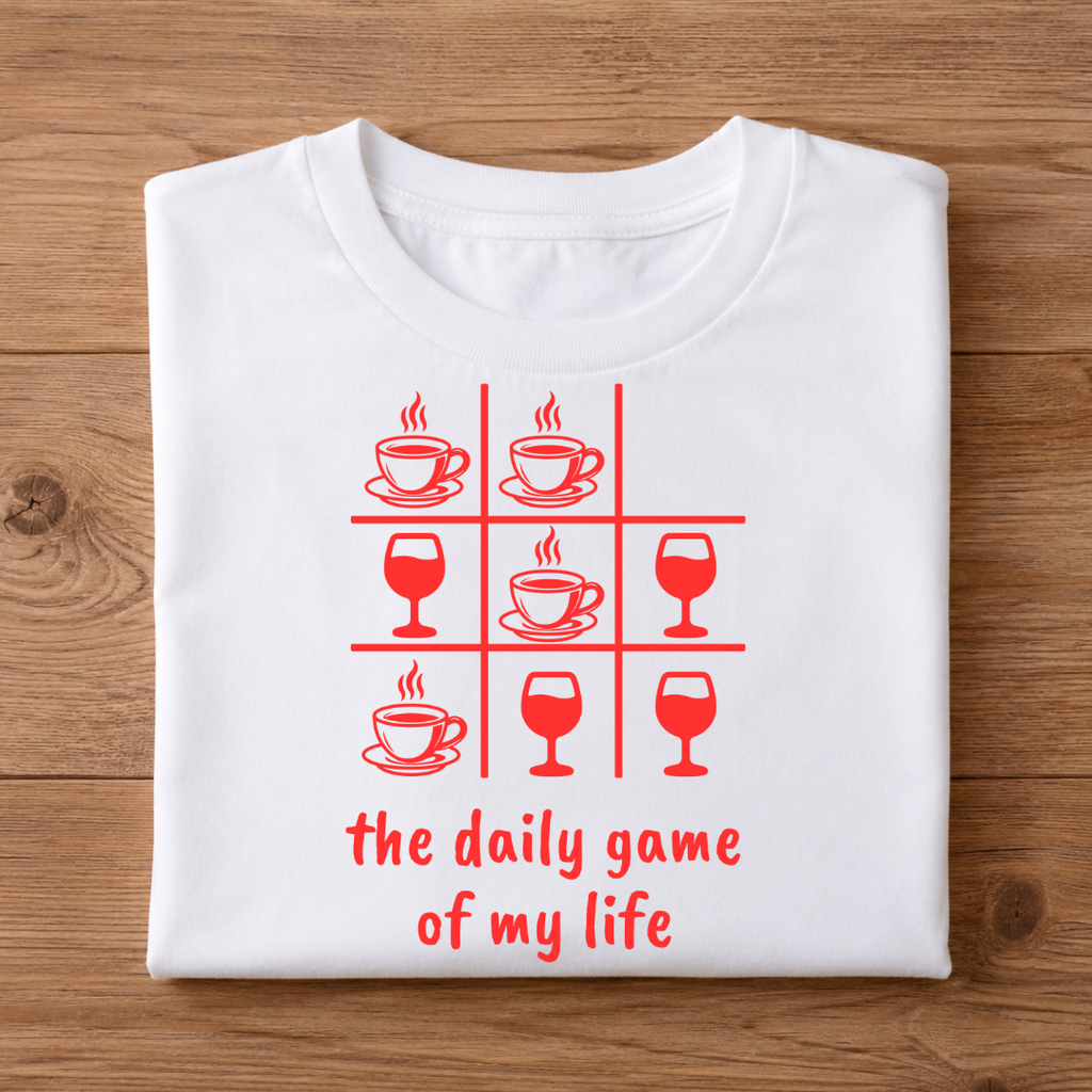 THE DAILY GAME OF MY LIFE Unisex Half Sleeve T-Shirt