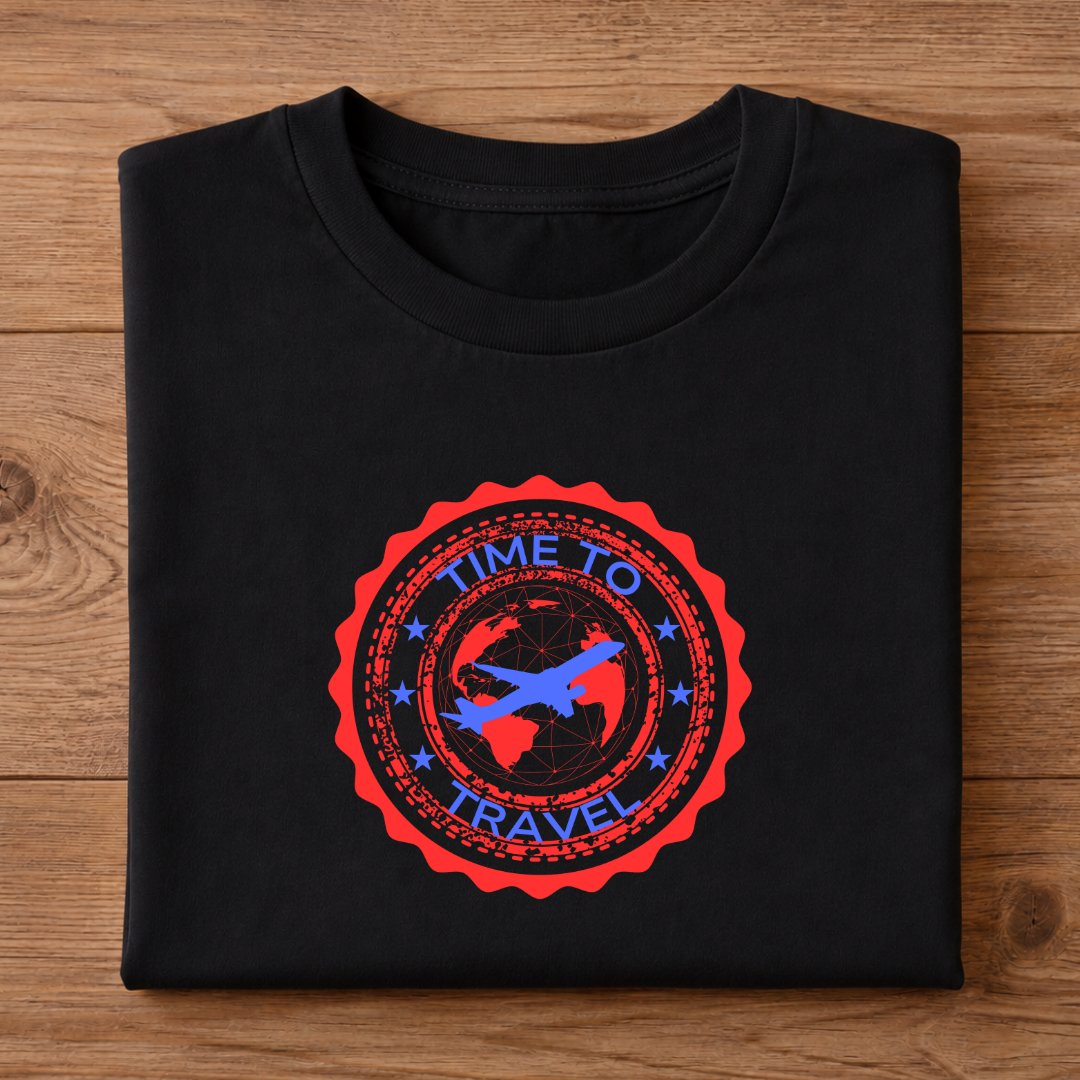 TIME TO TRAVEL Half Sleeve Unisex T-Shirt