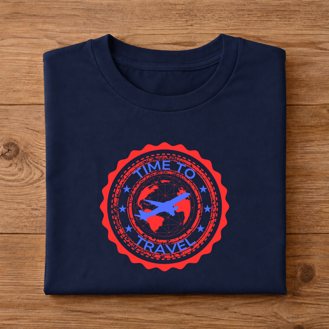 TIME TO TRAVEL Half Sleeve Unisex T-Shirt