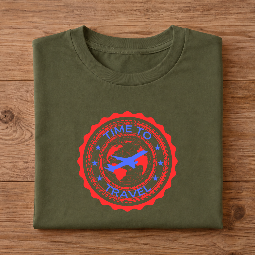 TIME TO TRAVEL Half Sleeve Unisex T-Shirt